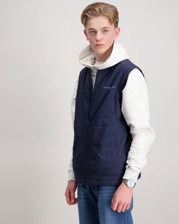 Tommy Hilfiger U LW PADDED PACKABLE VEST Niebieski Kamizelki Chłopiec - Kids Brand Store