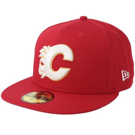 New Era - Rojo fitted Gorra - Hatstore Exclusive x Calgary Flames 59FIFTY Red Fitted @ Hatstore