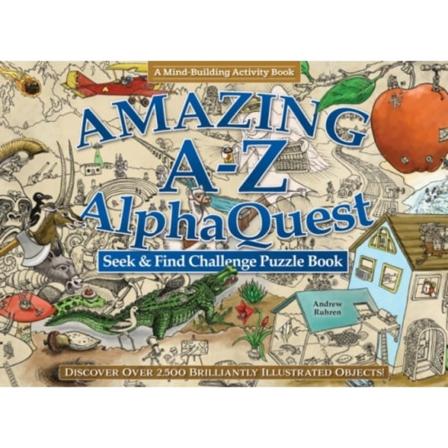 Amazing A-Z AlphaQuest Seek & Find Challenge Puzzle Book (häftad, eng)