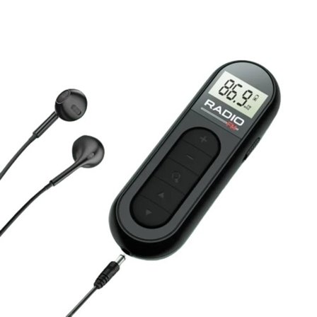 Mini Bærbar FM Radio Multifunktionel Lomme Radio til Ældre Udendørs aktiviteter