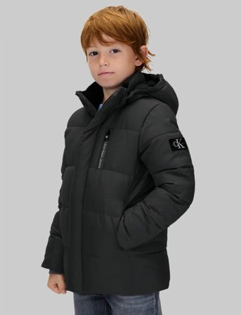Calvin Klein Essential Puffer Jacket - Black - 116