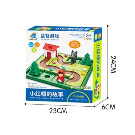 Little Red Riding Hood Smart Hide&Seek board games with solution kompetensbyggande pussel