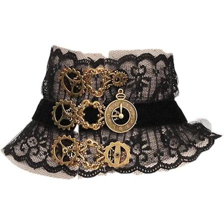 (Svart) Spets Choker Halsband Punk Party Gothic Retro Lolita Retro