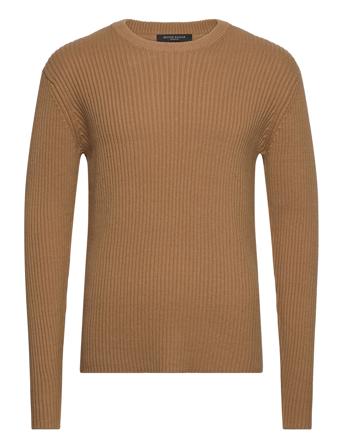 Simbbbenny Crew Neck Knit Beige Bruuns Bazaar
