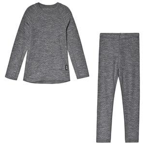 Reima Grey Melange Kinsei Thermal Set 120 cm (6-7 Years) - Baselayers - 120 cm (6-7 years) - Grey