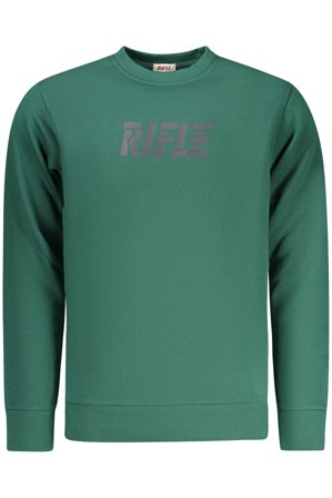 Rifle Felpa Senza Zip Uomo Verde