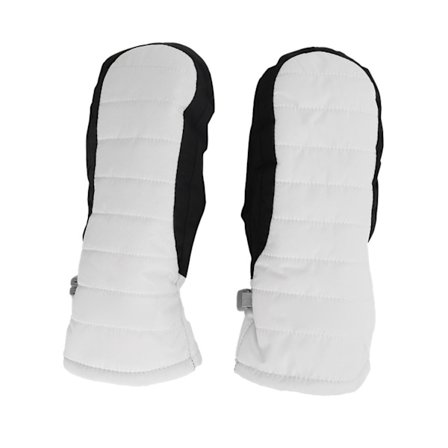 1 par børnevanter til børn, varme, vindtætte, vandtætte, tykke til vinter, sne, skivanter, handsker, hvide