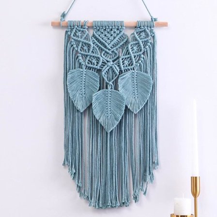 Makramee seinätekstiili boheemi tyyli käsin kudottu seinätekstiili, makuuhuoneen koriste