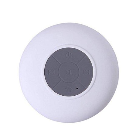 BTS06 Badrumssugkopp Bluetooth-högtalare -Vit