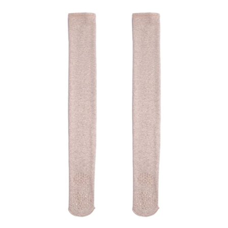 Lårhøje sokker ekstra lange bomuld strikkede varme tykke høje farve KLB