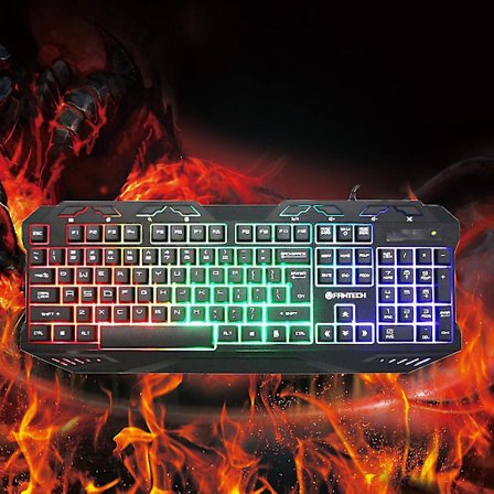 K10 Ergonomisk Pro Gaming Tastatur Metal Trådløs USB