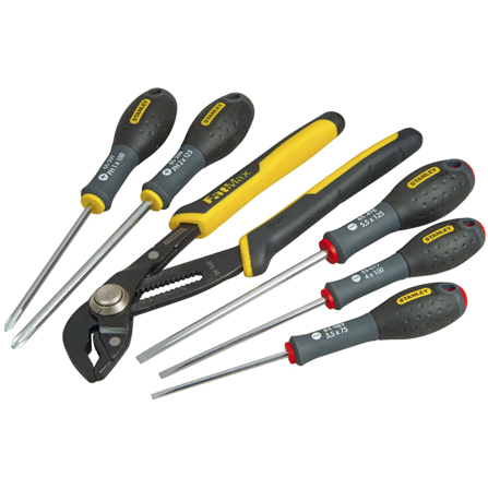 STANLEY FatMax FMHT0-62639 Skrutrekkersett 5 stk. + polygrip, Håndverktøy