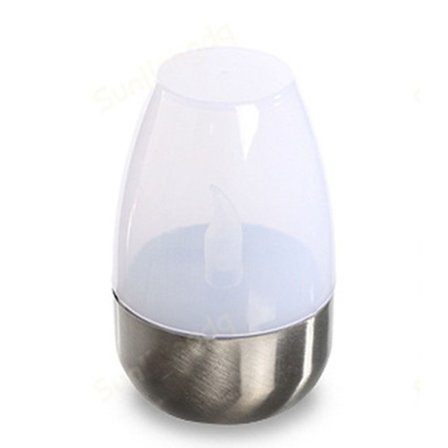 Solar Light LED Candle Light CAPPING MISTY WHITE CAPPING MISTY