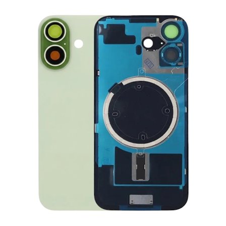 Baksida Glas med smådelar för iPhone 17 - Grön