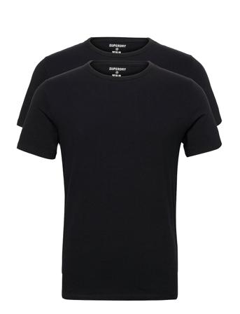 Sdry Laundry Slim Tee 2 Pack Black Superdry
