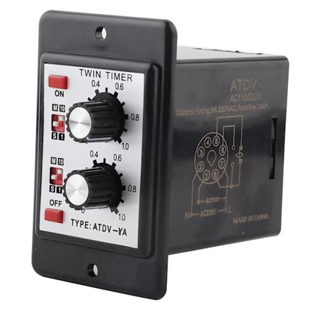 Vred Kontroll Tidsbryter Relé Timer ATDVYA AC 110V 220V 50 60Hz