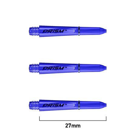 Winmau Prism 1.0 Polycarbonate Shafts | Winmau.com Extra Short / Blue