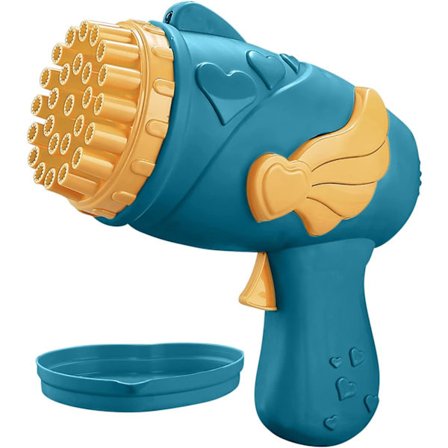 Bubble Gun ,Bazooka Gun Electric Bubble (A-32Hole-Dinosaur)