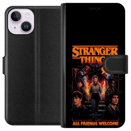 Kompatibelt Plånboksfodral till Apple Apple iPhone 15 Stranger Things Netflix serie sci fi mysterium