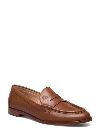 Lauren Ralph Lauren | Wynnie Burnished Leather Loafer | 35.5