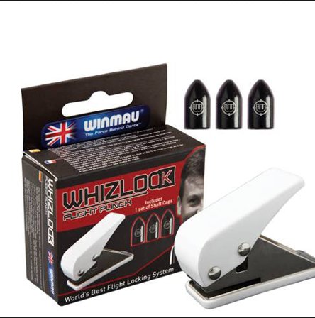 Winmau Whizlock Punch & Dart Caps - Accessories, Best Flight Locking, 1 Set Caps, Easy Use, Durable, Professional
