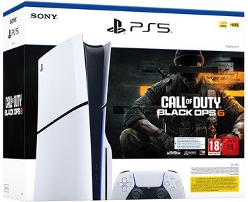 Sony-PS5 + Call of Duty : BlackOps 6-PS5 Standard Edition & Call of Duty: Black Ops 6-Gaming-PlayStation-konsoll