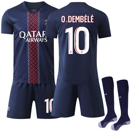 25-26 Paris Saint-Germain No.10 O.Dembélé Koti Vieras Lasten Aikuisten Jalkapallopaita