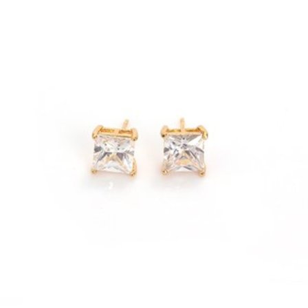 18K Guldfyllda Guld gulddoublé Filled CZ Örhängen