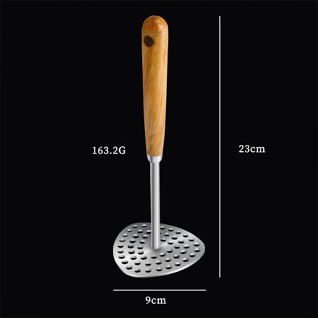 Puristin keittiöväline - Ruostumaton teräs perunamuusi