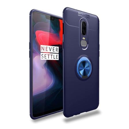 Oneplus 6 Mobilskal Tpu Metall Ring Utfällbart Ställ Värmeav