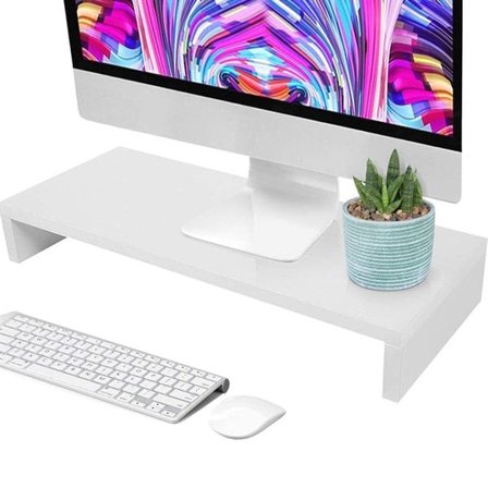 Skärmställ för Datorskärm - Vit