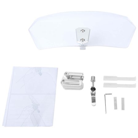 Universaali Moottoripyörän Säädettävä Tuulilasi Tuulensuoja (Läpinäkyvä)