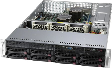 SUPERMICRO Gehäuse CSE-825BTQC-R1K23LPB