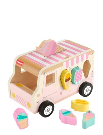 Fisher-Price Wooden Ice Cream Shape Sorter Set - Multi/patterned - ONE SIZE