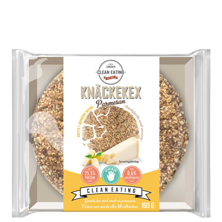 Clean Eating Knäckekex Parmesan 160 g