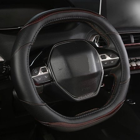 Spesial for Peugeot 4008 5008 508l fire sesonger mote bilrattdeksel Peugeot D flat bunn(Svart/Coffer)