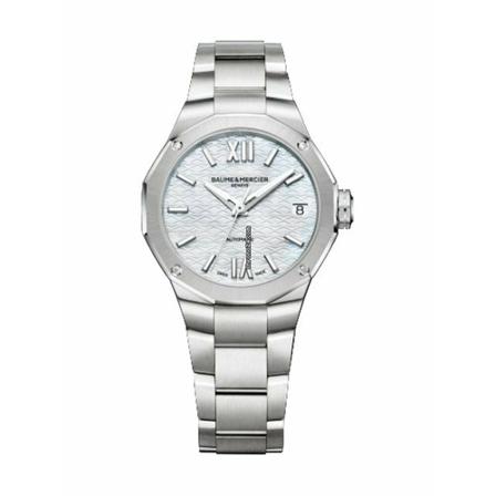 Baume et Mercier, Watch 33mm M0A10676 Grijs, Dames, Maat:ONE Size
