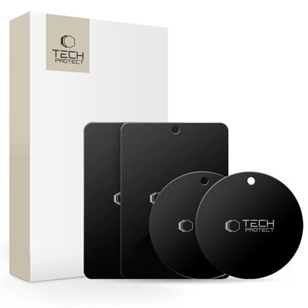 Tech-Protect MetalPlate magneettilevyt autonpidikkeisiin - musta (4 kpl)