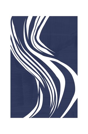 Malerifabrikken - Plakat Lino Cut 2 - Blå - Posters - Fra Homeroom