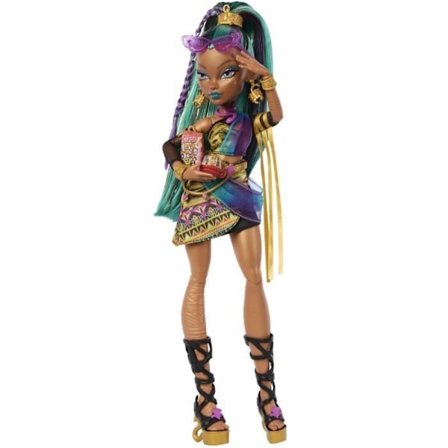 Monster High - Nefera De Nile-docka - Med påkostad och 7 tillbehör - Monster High - JDR48