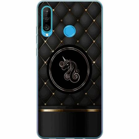 Huawei P30 Lite Mjukt Skal - Luxury Unicorn