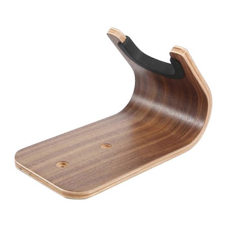 Guitar Skateboard Væghænger Design Bøjet Træ Guitar Hænger Vægmontering Guitar Holder Akustisk Guitar