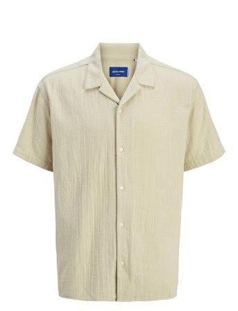 Joreaster Patras Resort Shirt Ss Ln Cream Jack & J S