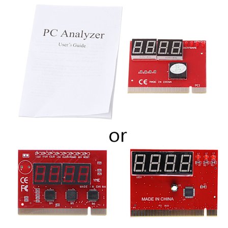 PC Datamaskin Hovedkort Analyzer Kit Digital PCI 4-sifret PCI & ISA PC Tester