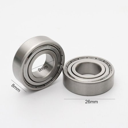 Deep Groove Kuglelejer Gummi Rulleskøjter Leje S629ZZ