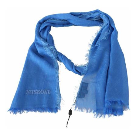 Missoni Scarves , Blauw , Heren , Maat: ONE Size Sjaals
