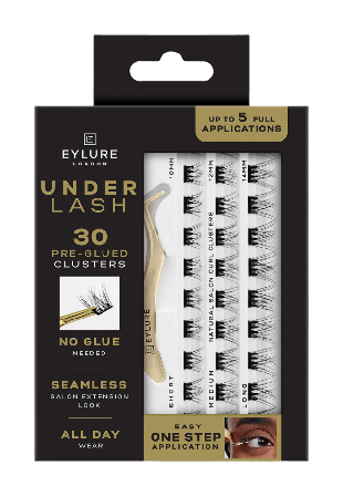 Eylure Underlash Pre-Glued Natural Clusters Lösögonfransar & färgning Dam 35G