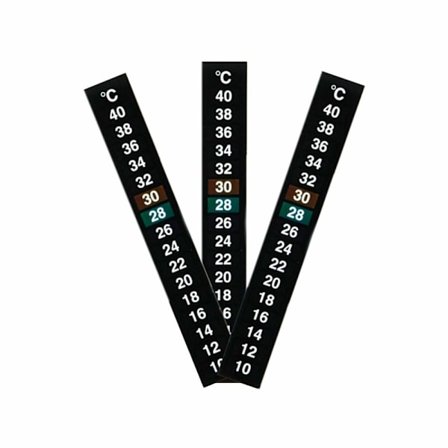 3 stk. Akvarie Termometre Temperaturmåler Klistermærke Stick-on Termometer Digital Temperatur Akvarie Termometer Brugt til Fisketank og Akvarium