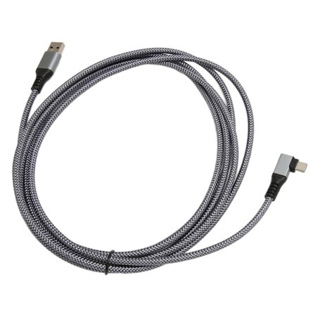 for Quest 2 Link VR-kabel Nylonfletning Høyhastighets dataoverføring Ladingskabel VR-tilbehør for VR-headset Gaming PC 3m / 9.8ft