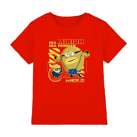 Despicable Me 4 Barn/Barn Minion Ritning T-Shirt 7-8 År